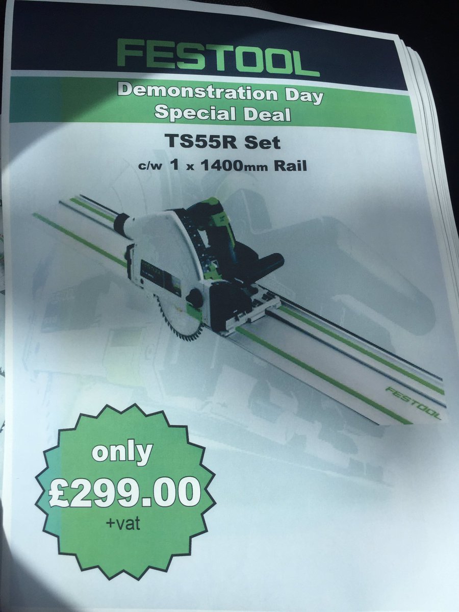 BrightonTools's tweet photo. #TS55R deal from now until 12:30 on #FestoolSaturday #sale #deal call or DM for details and delivery https://t.co/BPtIFmFFmR
