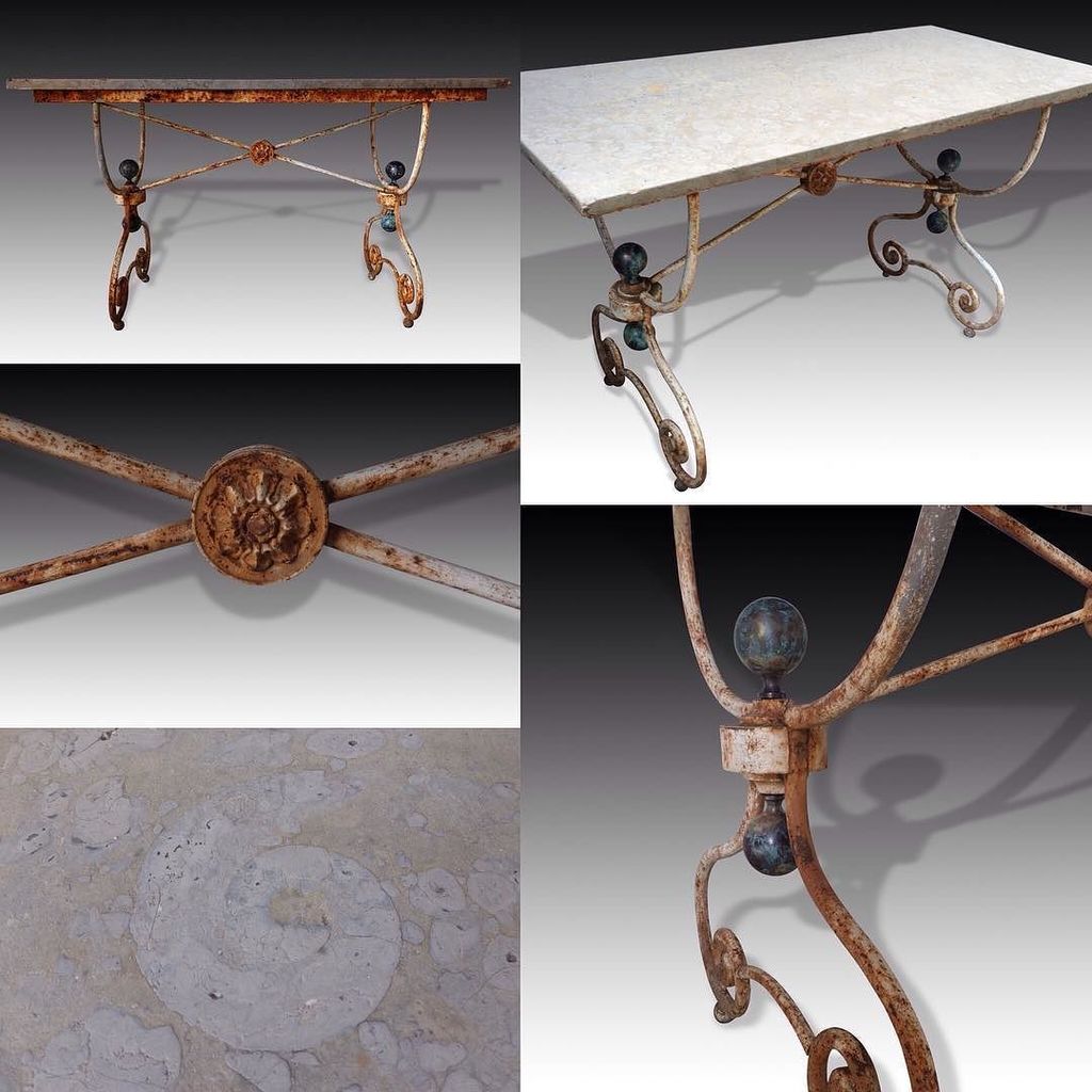 ADPSANTIQUES's tweet image. Just listed. #french #bakerstable #fossilstone #iron #brassknobs #ADPSantiques #TheHangars… ift.tt/29bwwx9