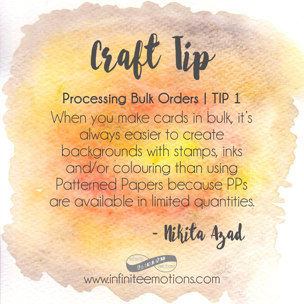 InfniteEmotions's tweet photo. #CardmakingTip
The most basic rule I follow while creating multiple cards of the same design. #crafting #handmade https://t.co/EePsq7A3F4
