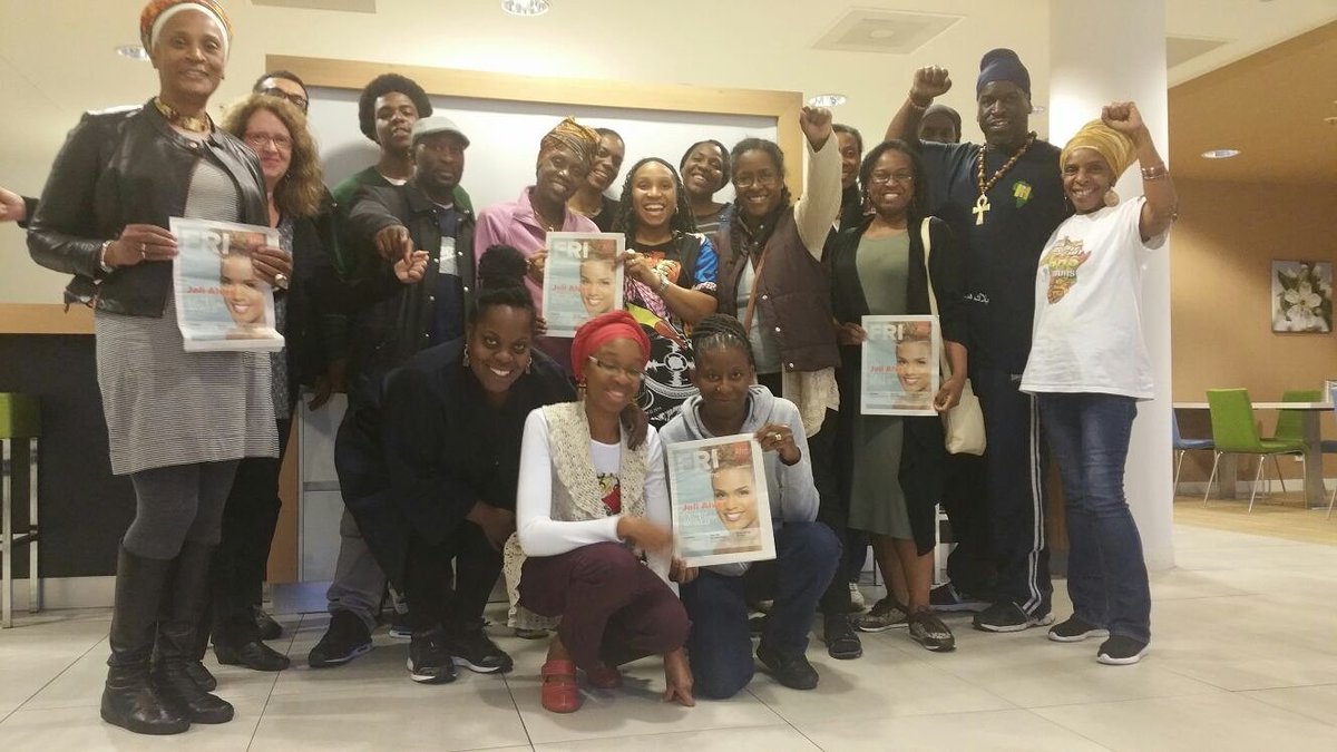 BlkHistStudies's tweet photo. We talked about many things, so much shared experiences. Group photo with #AfroMagazine #BlackAmsterdamTour https://t.co/QrYWD50xIE