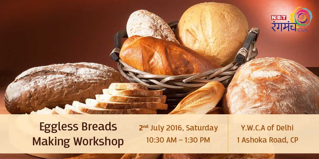 NBTRangmanch's tweet image. Dare to make your own healthy and hygienic breads? 
Book yourself for this #BreadMakingWorkshop 
#NBT
