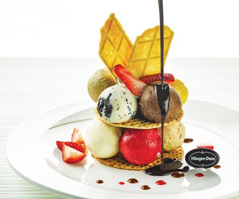 The Haagen Dazs Paradise - a creation that's apt for a Friday.