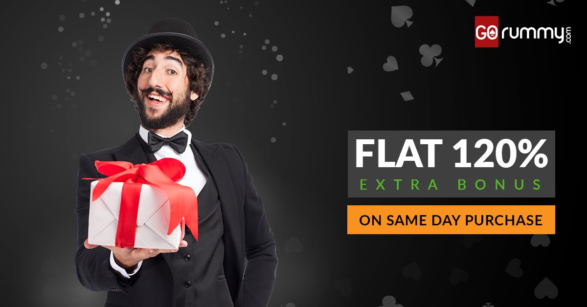 gorummy's tweet photo. Players who register &amp; purchase on the same day will get extra bonus offer only at #Gorummy

https://t.co/3Nl3Zo02Rv https://t.co/HbLsNI0J6v