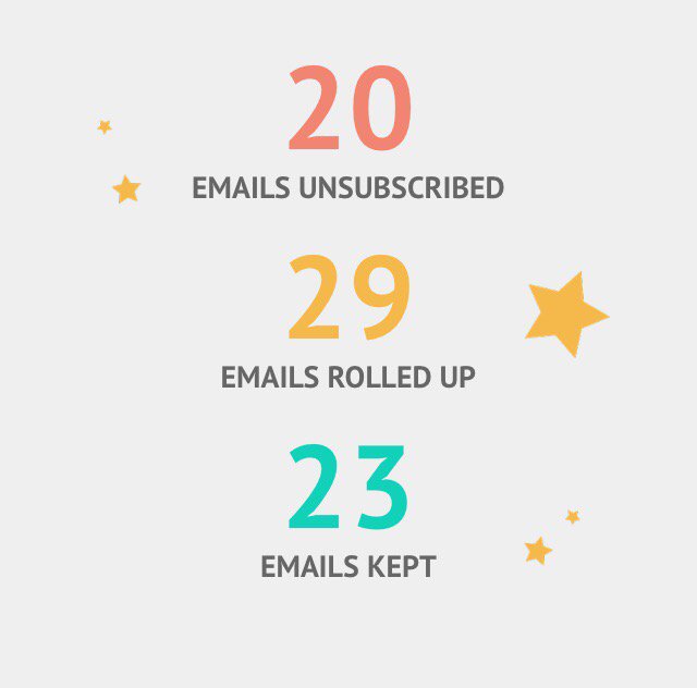 Unsubscribe from unwanted emails &amp; combine the rest into a single daily digest w/ <a href="/unrollme/">Unroll.Me - Easy Email Cleanup</a> bnc.lt/download-unrol…