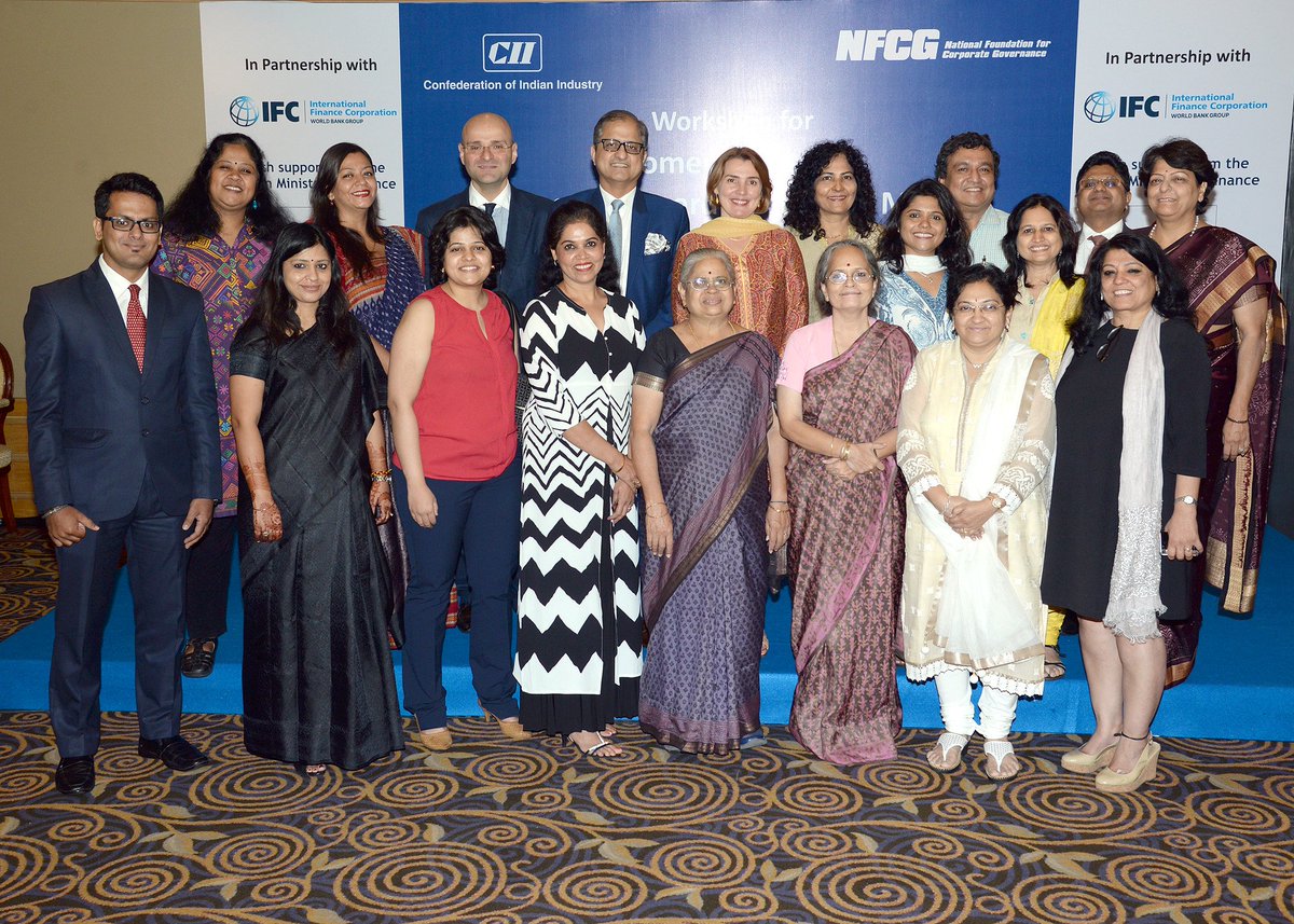SwapnaNarayanan's tweet photo. 'A diverse board can build strong businesses' - at the event hosted by @FollowCII @IFC_SouthAsia, led by @vryabota https://t.co/Qqc5nKyagc