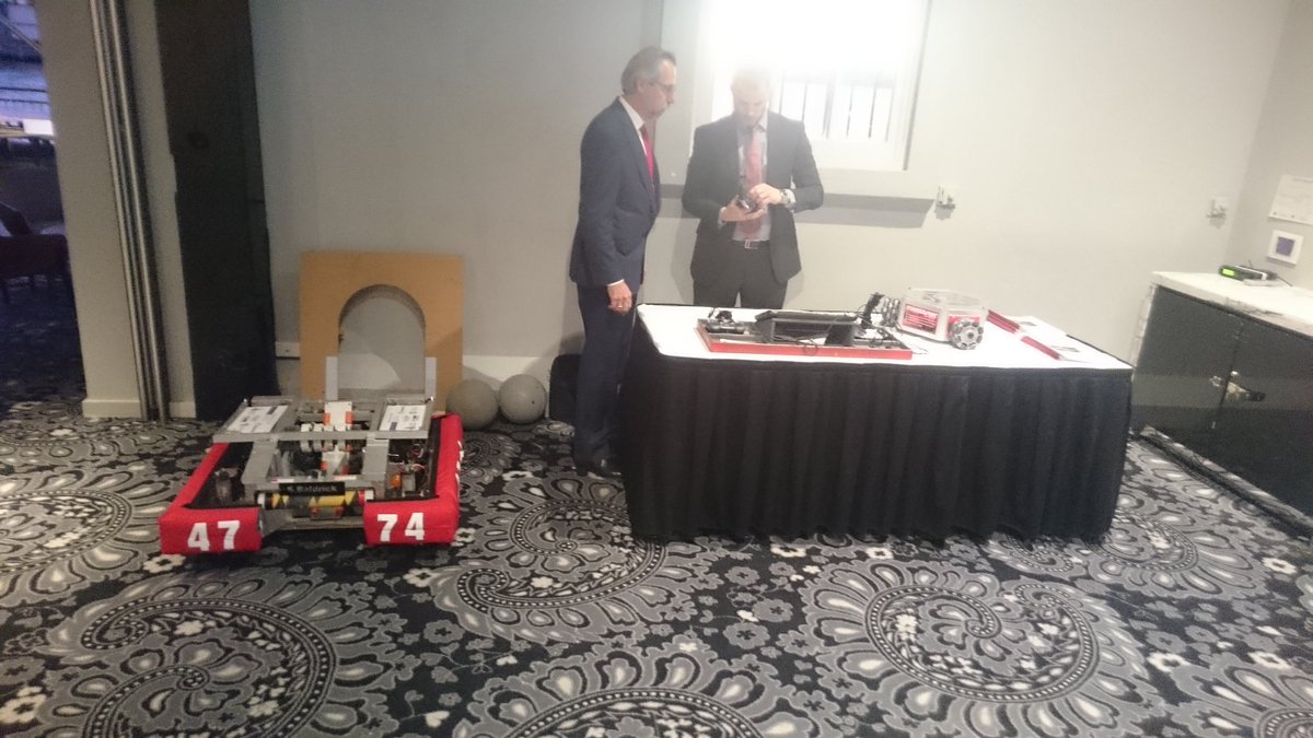 FRCTheDropBears's tweet photo. The Drop Bears are at our sponsor Warren Smith and Partners 35 years celebration evening #omgrobots https://t.co/XnK307sGlc