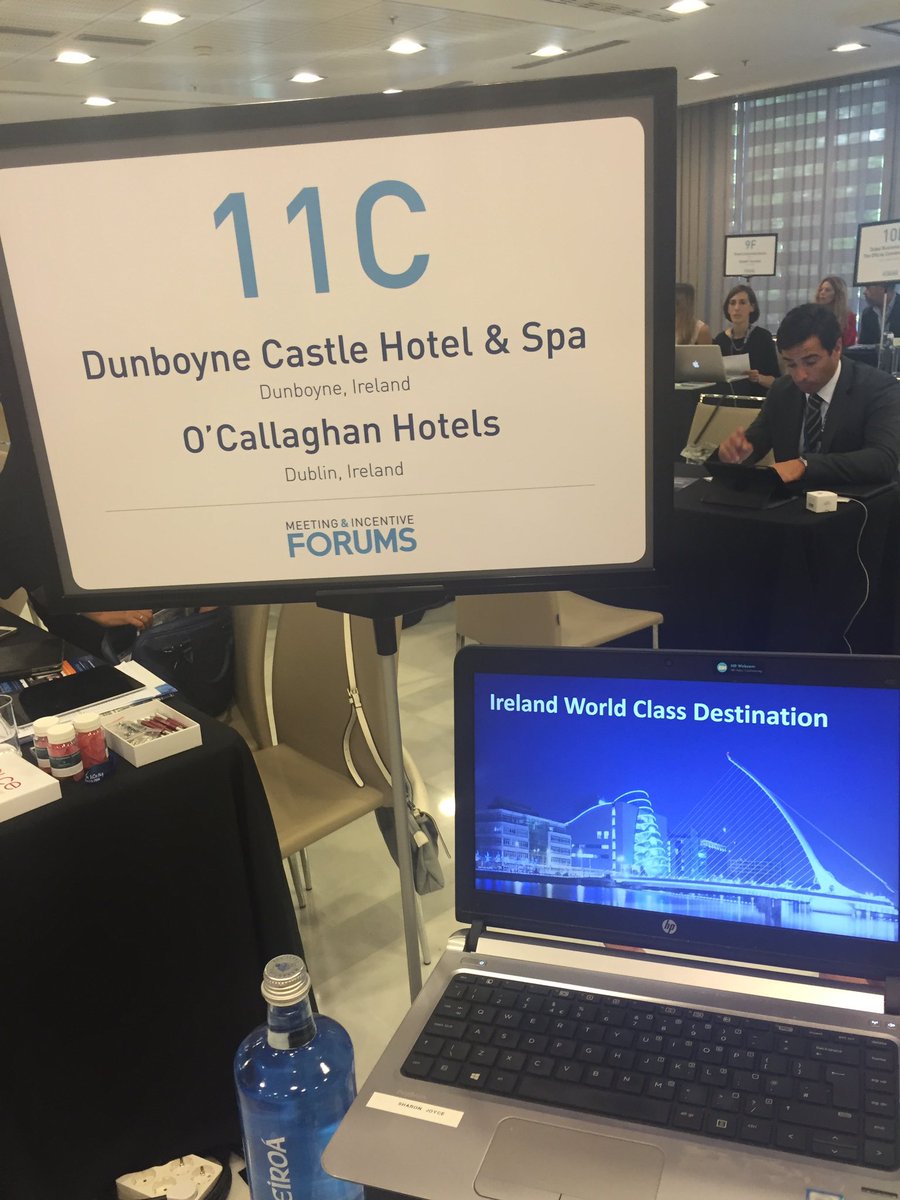 Roseydela's tweet photo. All set for another busy day @mi_forums @dunboyne @OCHdublin #MIFmadrid16 #MakeitIreland https://t.co/hvyWvpFtix