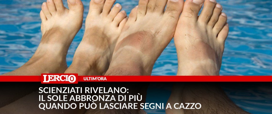 lercionotizie's tweet photo. #ultimora Scienziati rivelano: il Sole abbronza di più quando può lasciare segni a cazzo https://t.co/A77dEte7kp