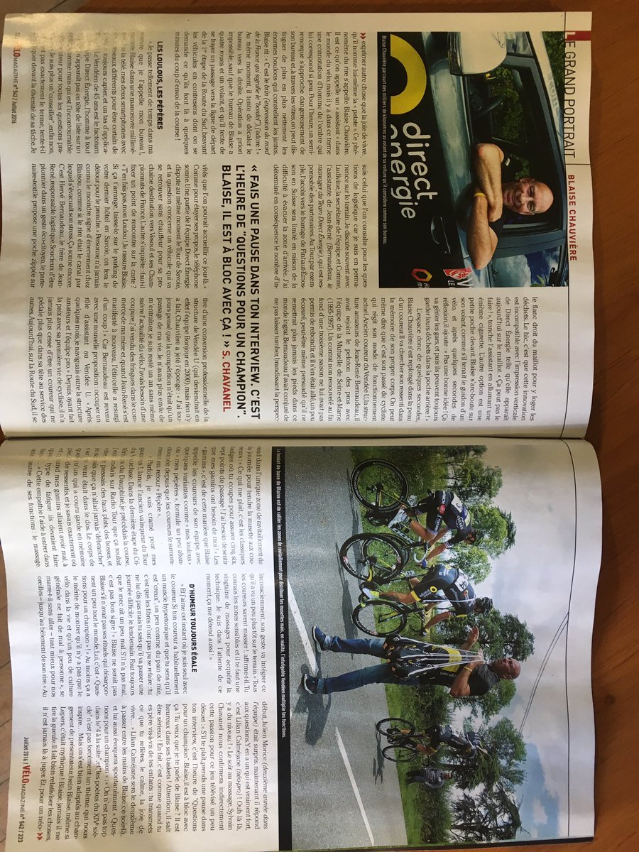 youludi's tweet photo. Quelle star notre blaisou ! 👍 @blaisou85 @velomagazine #TeamDirectEnergie #toucheatout https://t.co/lRYGMW4AB0
