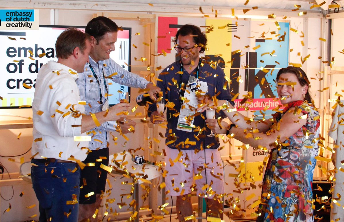 DutchDigital's tweet photo. Pictures of the #EmbassyofDutchCreativity we co-organized during #CannesLions! https://t.co/9MP3crPnWB #LikeaDutchie https://t.co/YnmJAqECD1