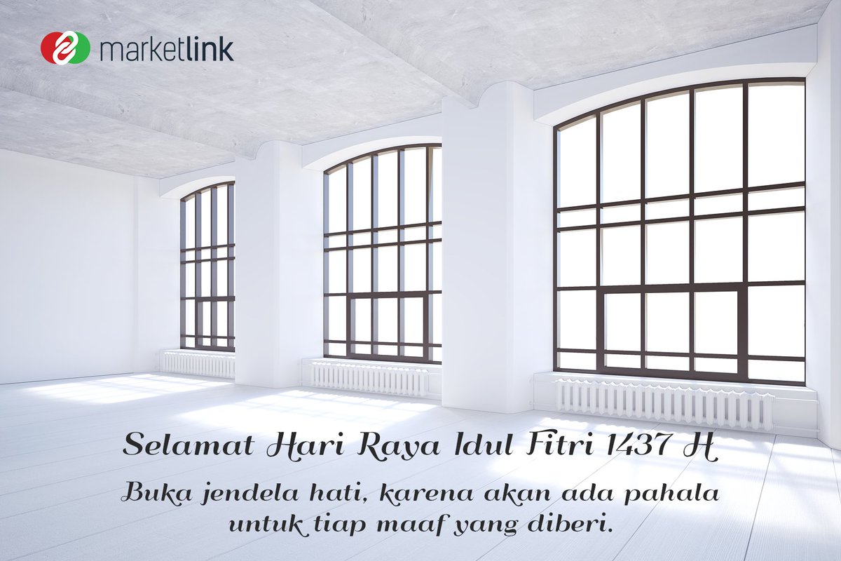MarketlinkID's tweet photo. Selamat Hari Raya Idul Fitri 1437 H. Mohon maaf lahir &amp; batin. :) https://t.co/pTzfIdnx9w