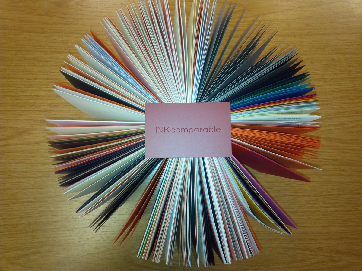 INKcomparable's tweet photo. Our #distinktiveproduct range uses an unbeatable range of materials #gfs #Fedrigoni #Winters #whenqualitycounts https://t.co/qGQD2OqpEg