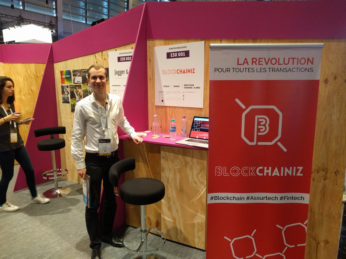 blockchainiz's tweet photo. Toute l'équipe @utocat vous présente blockchainiz à @VivaTech sur le stand E30 @euratechnologie https://t.co/mqq3zyiBGc