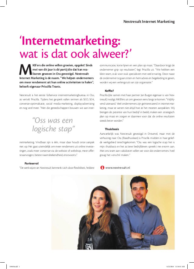 Mark_Bras's tweet image. 'Internetmarketing: wat is dat ook alweer'
@NextresultIM   @BedrijvigOssMag