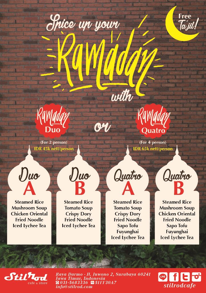 Spice up your Iftar with our special Ramadan menu mates..😉