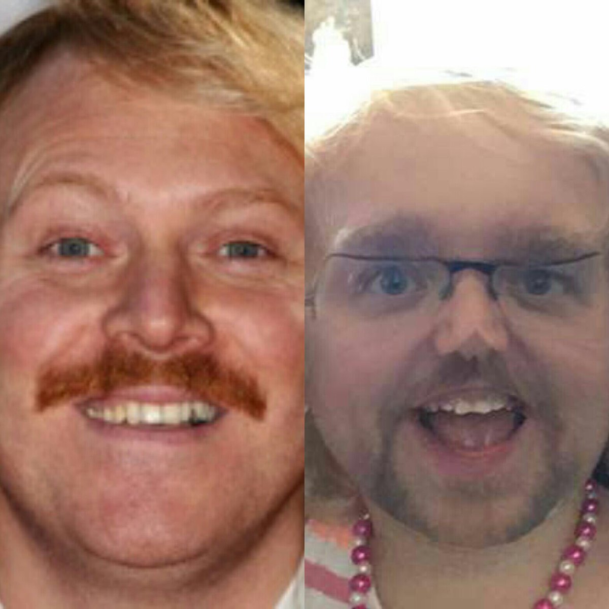 vaginakite's tweet photo. This is what happens when my 3 year old daughter face swaps with her dad! 😂 @lemontwittor https://t.co/GQcjbCLSjs