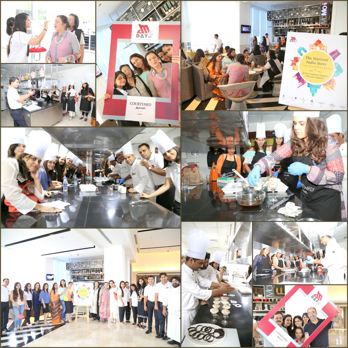 marriottagra's tweet photo. #Bakery #Workshop during the #Mday2016 #MDay2 celebrations at #womeninleadership #womenempowerment https://t.co/WKwc0XP4NG