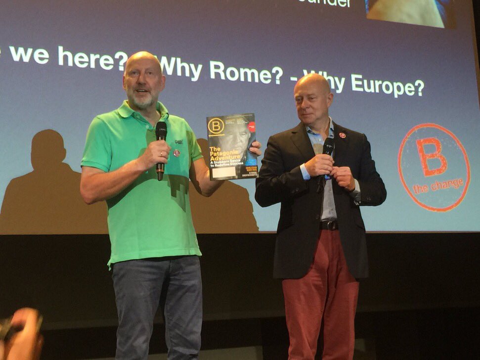 DOMIEarth's tweet photo. Wow！finally see it in Paper! @officialbmag #BCorpSummit16 https://t.co/RbYg4DROLu