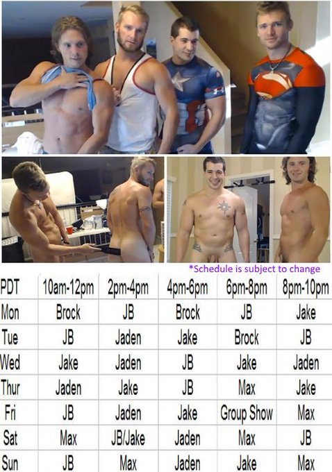 Revised Voyeurboys schedule to include our newest VB Max Bond. @Jaden_Storm25 @jake_karhoff @Jbunny43<a href="/tag/rt"class="tags"><span>#rt</span></a>