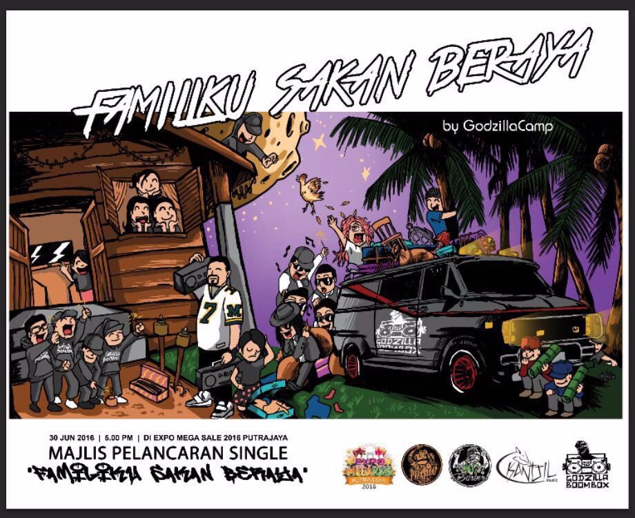 othellomusiq's tweet photo. Jom! Datang ke Pelancara Single #FamilyKuSakanBeraya di Presint 2 Putrajaya jam 6 petang hari ini! #Othellomusiq https://t.co/3GtVocJtAf