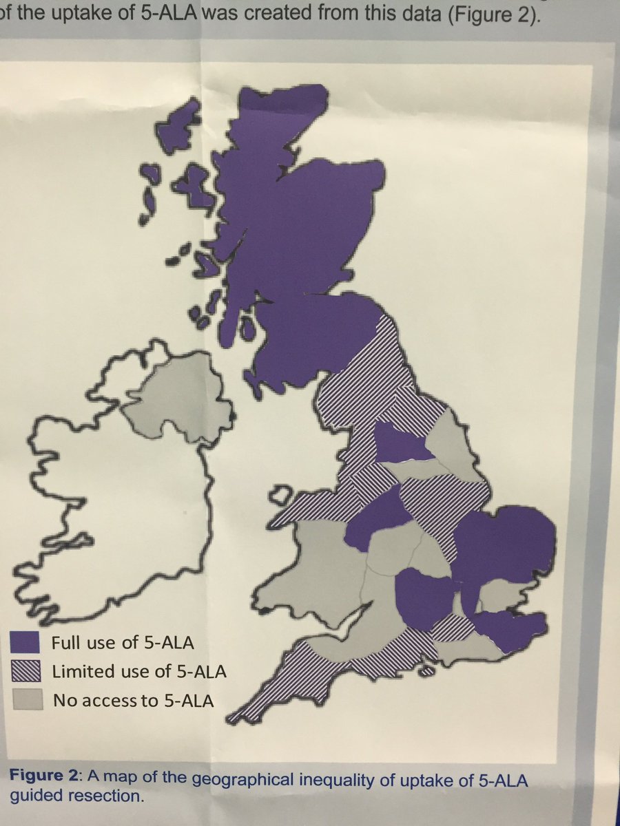 A real shame that not all providers are offering their patients the benefits of 5-ALA. #postcodelottery #BNOS2016