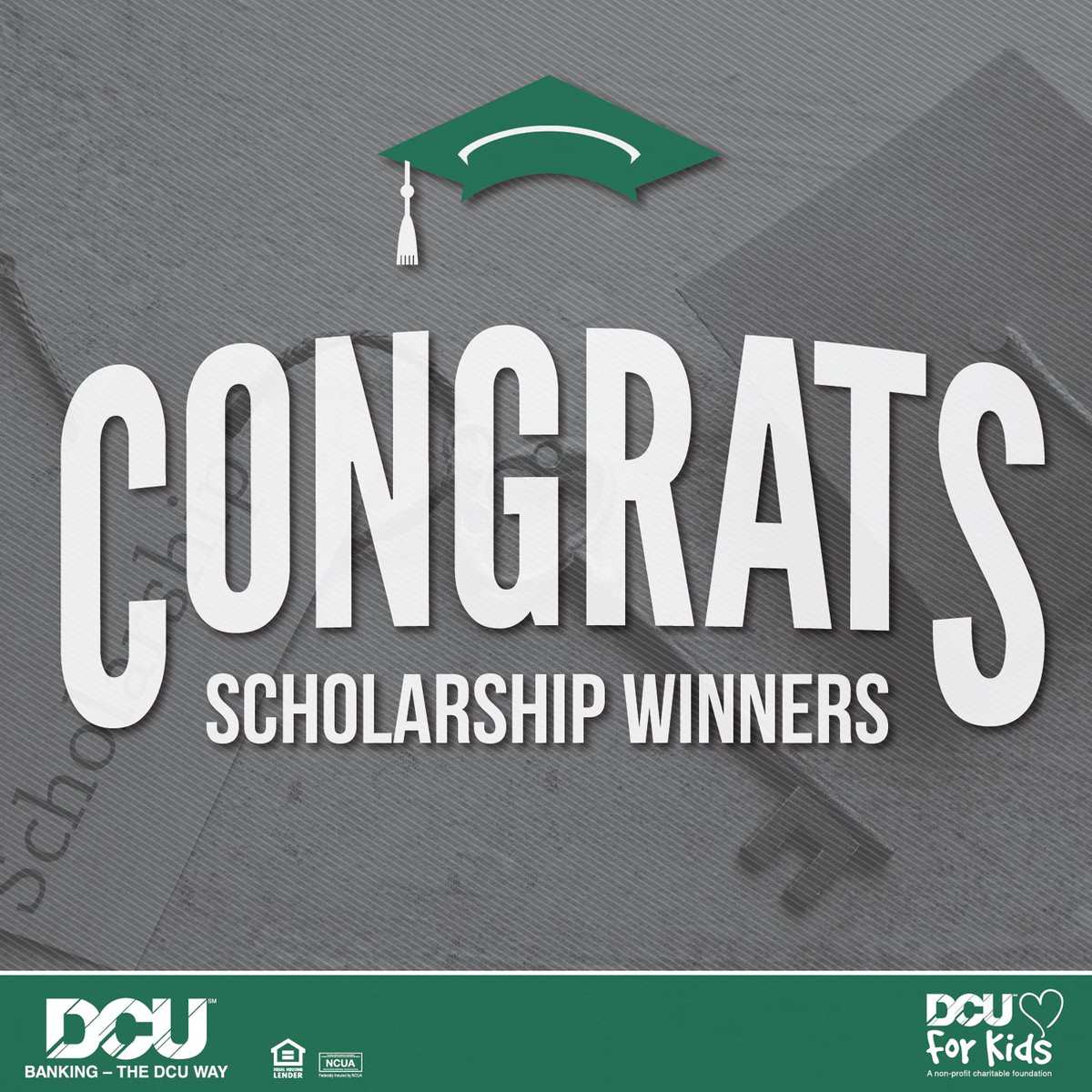 Congrats to this year’s #scholarship winners! Visit dcu.org/scholarships to see this year’s recipients.