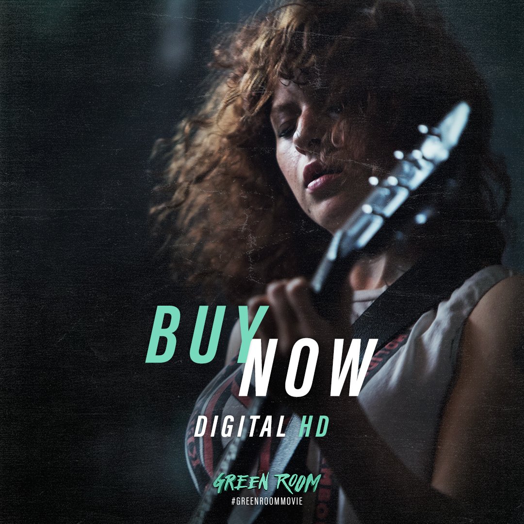 Strap in for an unforgettable white-knuckled adrenaline ride. Watch #GreenRoomMovie today: bit.ly/Watch_GreenRoom