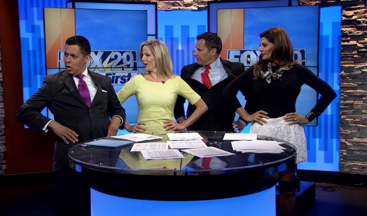 wxstevens's tweet photo. From our latest FOX News First team photo shoot. @JessicaDHeadley @Ernie_Zuniga @claudgarofalo @KABBFOX29 https://t.co/ze34aJSb29