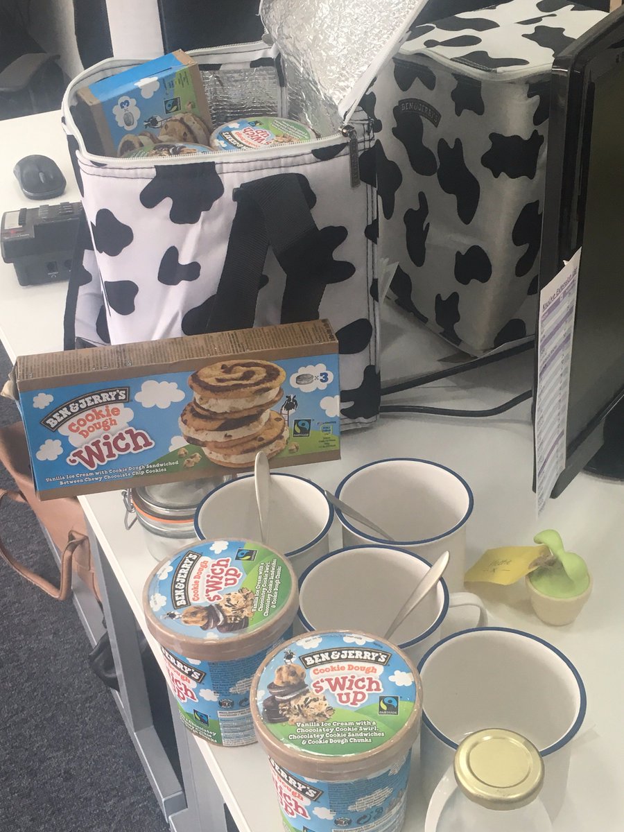 Krutalent's tweet photo. Thanks for our #WichBreak @benandjerrysUK @Deliveroo #sugarrush #icecreamoverload https://t.co/hphM5c5XE0