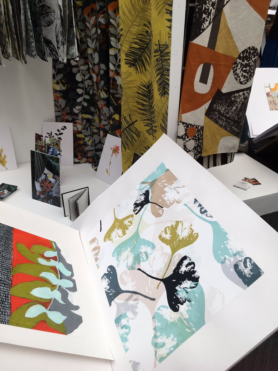 Hayley Brooks (@hzbrooks) on Twitter photo Beautiful prints at the <a href="/DJCAD/">DJCAD, UoD</a> stand #T42 by @katyarosehay loving the colours. #ND16 Beautiful prints at the <a href="/DJCAD/">DJCAD, UoD</a> stand #T42 by @katyarosehay loving the colours. #ND16