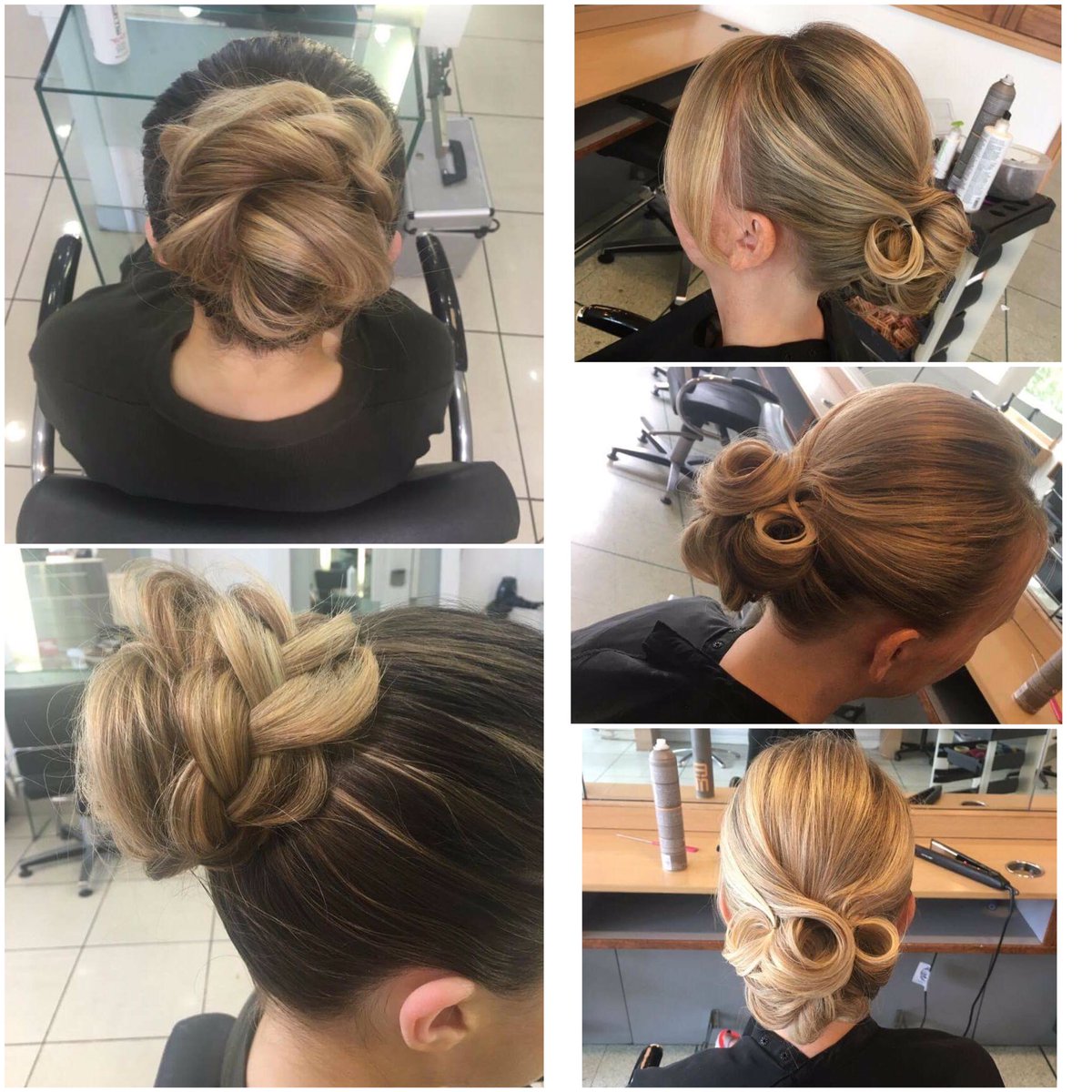 TopsyTurvysalon's tweet photo. A couple of hair ups done by @hayleyroche7 
#topsyturvy #hairup #prom #specialoccasion #curls #plaits #bun https://t.co/bkXuxrvnvV
