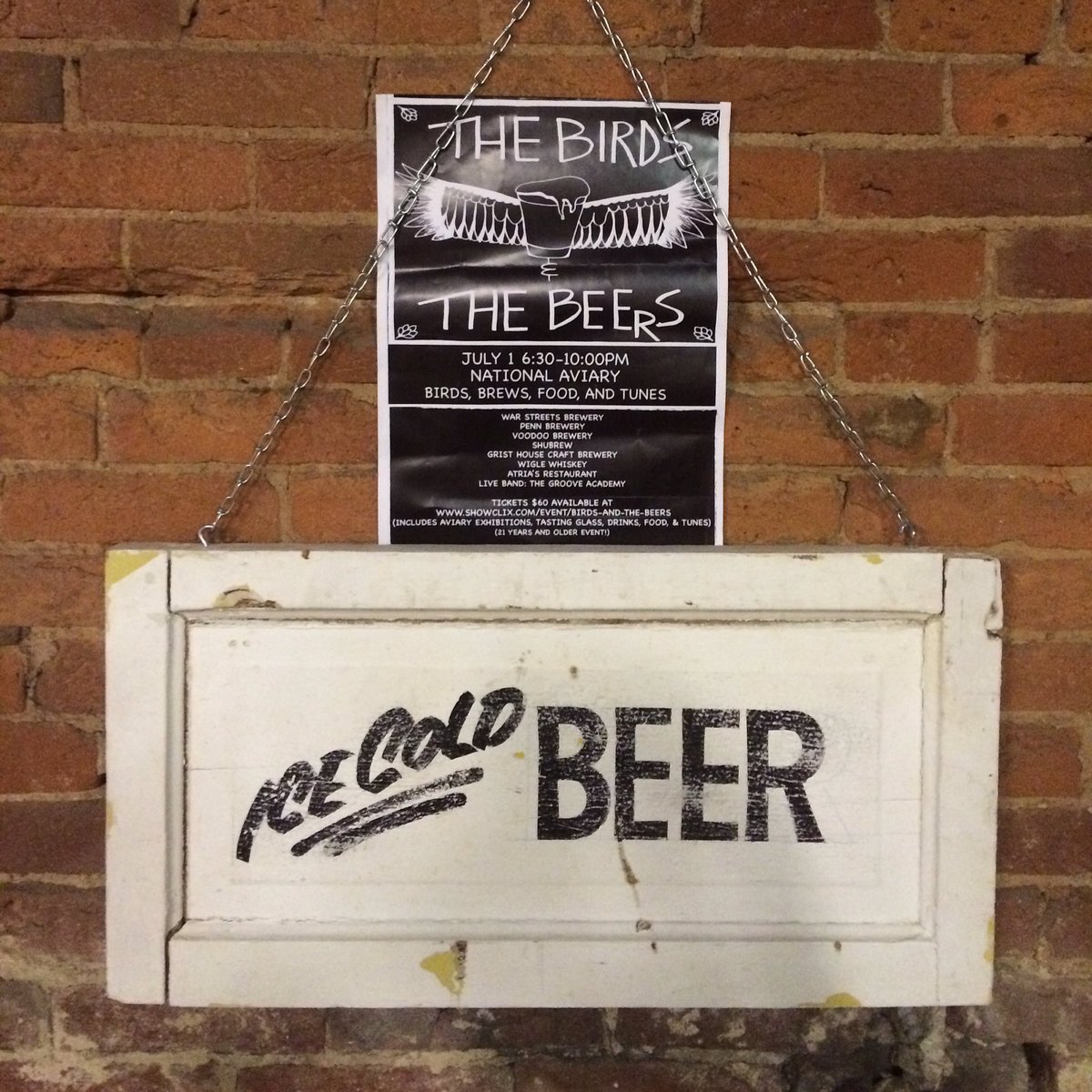 The Birds &amp; The Beers is tomorrow - get tickets now!🍺🕊
showclix.com/event/birds-an…