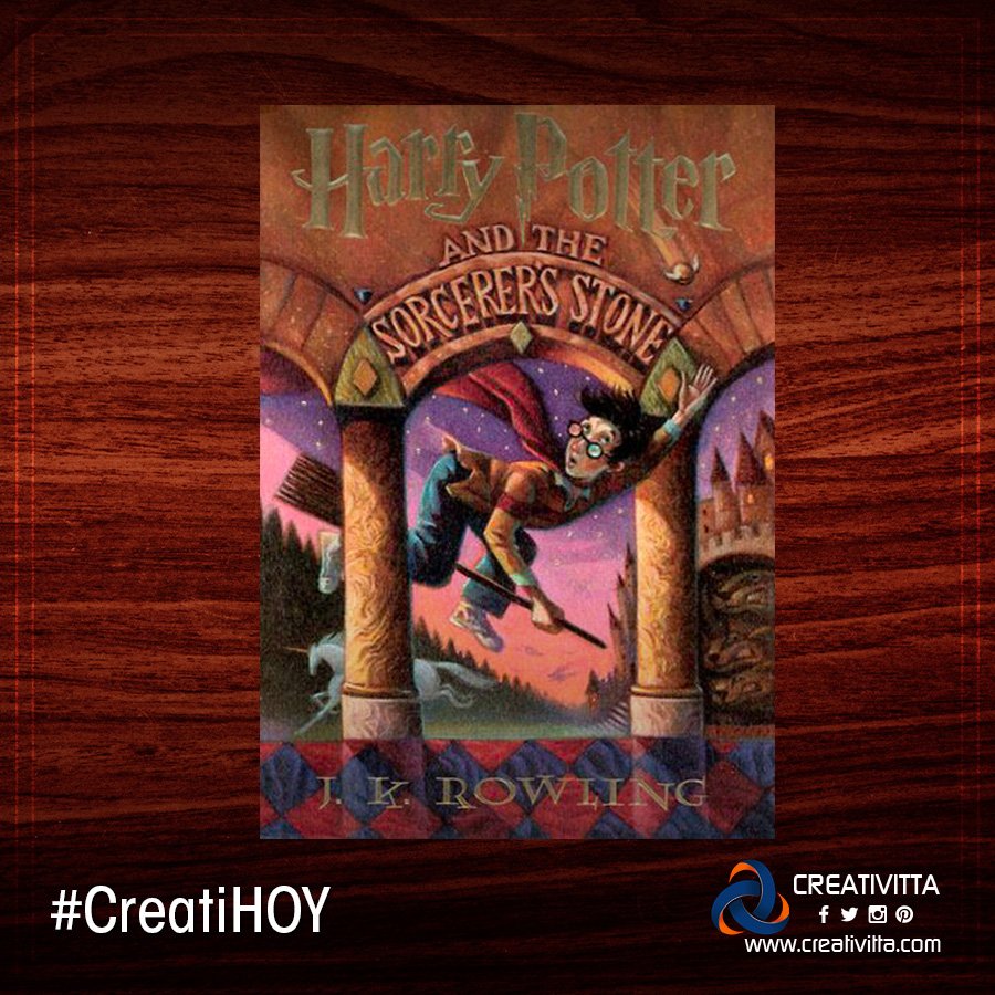 creativitta's tweet photo. Un día como hoy en 1997, salió a la venta el primer libro de #HarryPotter. https://t.co/kdoX9iIAb7