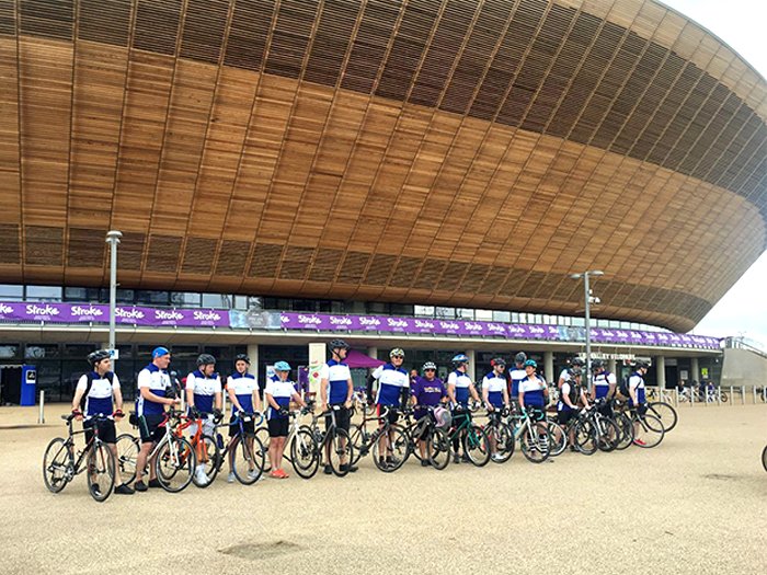 StructureTone's tweet photo. #StructureToneUK completed the Thames Bridges Bike Ride and raised over £2k for Stroke Association @TheStrokeAssoc https://t.co/kg0CNMp4P9