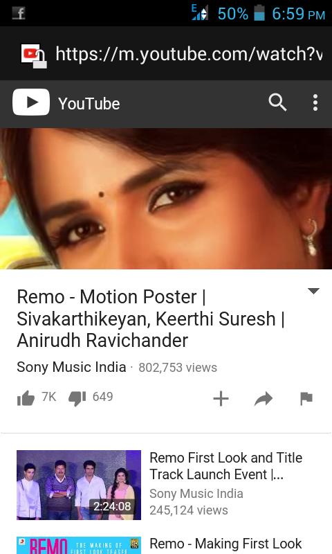 ragurhs's tweet photo. #Remomotionposter 802,753 views 7k likes well played @Siva_Kartikeyan @anirudhofficial @Bakkiyaraj_k @24AMSTUDIOS https://t.co/WPI8ORtFF6