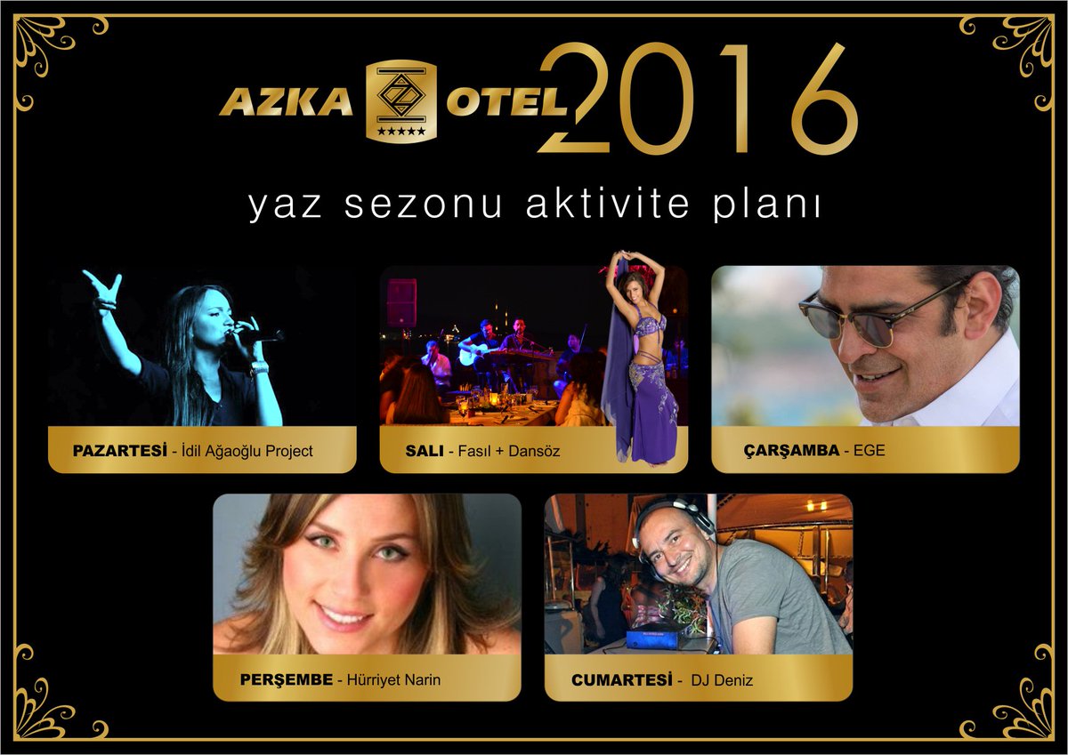 Azka Otelde, tüm sezon en renkli akşamlar sizleri bekliyor. #Azkaotel #bodrum #müzik #eğlence #yaz #gece