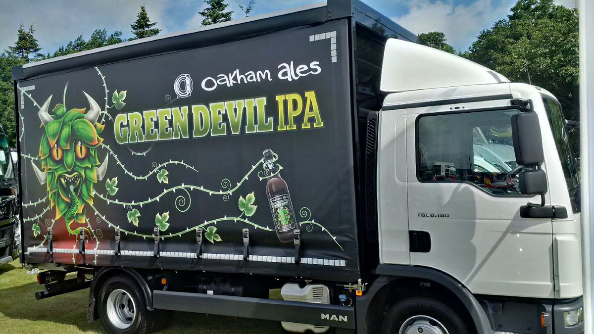 Look out for our new Green Devil IPA branded truck next week. Delivering some more devilishy good beer! #greendevil