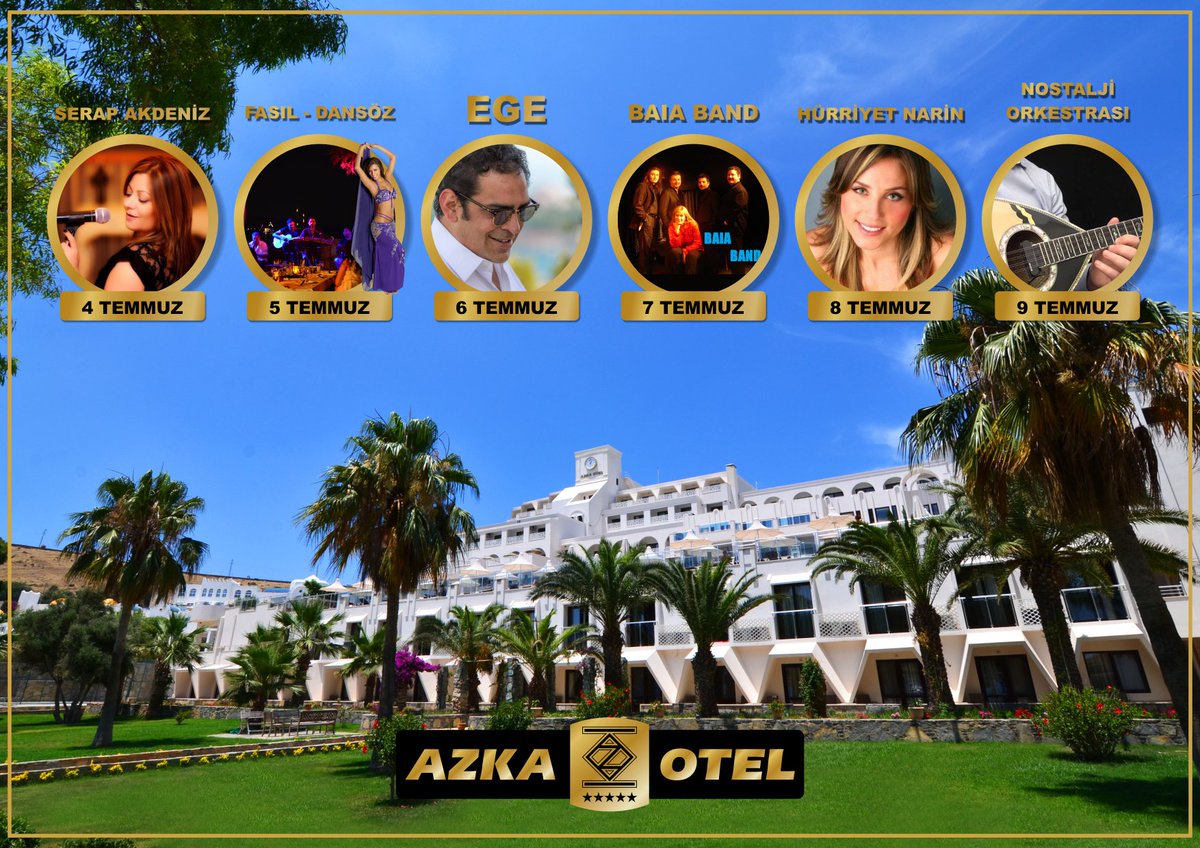 Şeker Bayramının yıldızları Azka'da! Her gece canlı müzik, doyumsuz eğlence! #bayram #bodrum #azkaotel #ramazan