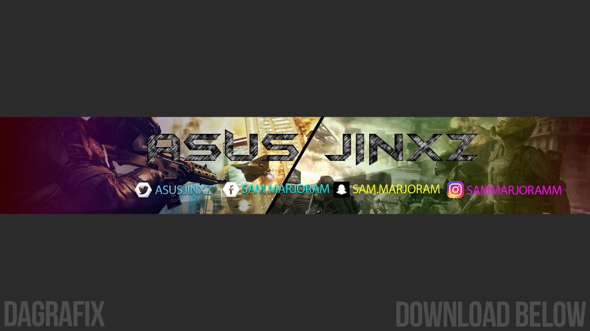Kt Edits This A Banner I Made For Asusjinxz Make Sure You Go And Follow Him Free Gfx Design