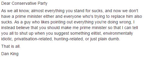 TheDJ_King's tweet photo. Dear @Conservatives, I have a proposition for you #MakeMePM ... please? https://t.co/zhZeie9xLx