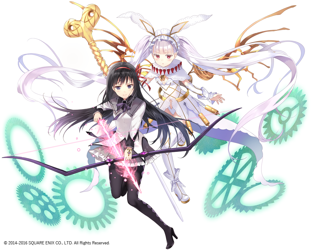暁美ほむら 「『異界型ほむら&ウアサハ』進化後イラストです～! 」|フカヒレのイラスト