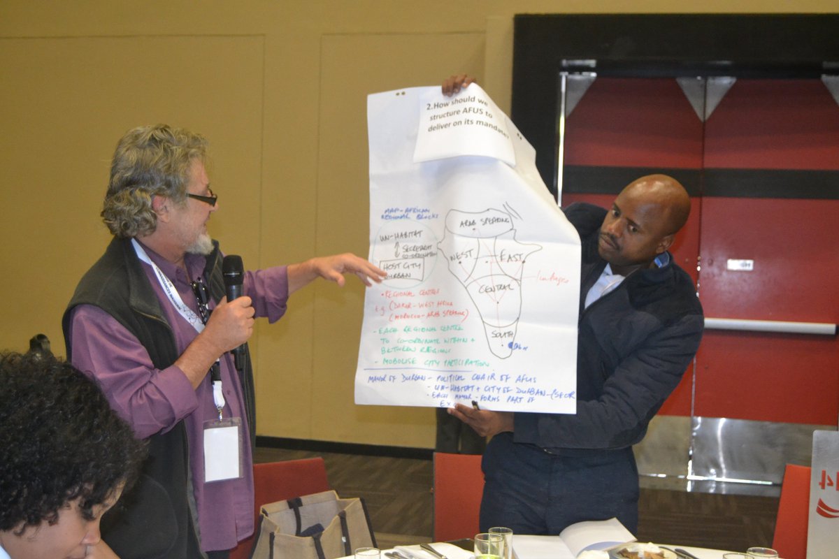 eThekwiniM's tweet photo. Day 2 at #AFUS2016 started with round table discussions on how technology can help create #SaferCities https://t.co/HMnWKCgb33