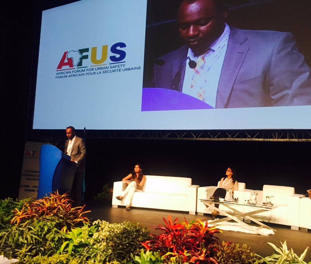 UNHABITAT's tweet photo. Street lighting &amp; high mast light have reduced crime in Nairobi Dep. Governor @Jonathanmueke #AFUS2016 #SaferCities https://t.co/BgnvOsHO2H