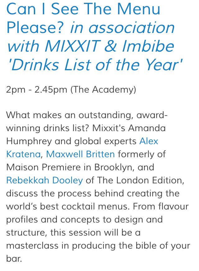 mrgenever's tweet photo. https://t.co/mqX3dqbPK8 next week at imbibe! https://t.co/7WdJ7WHgXK