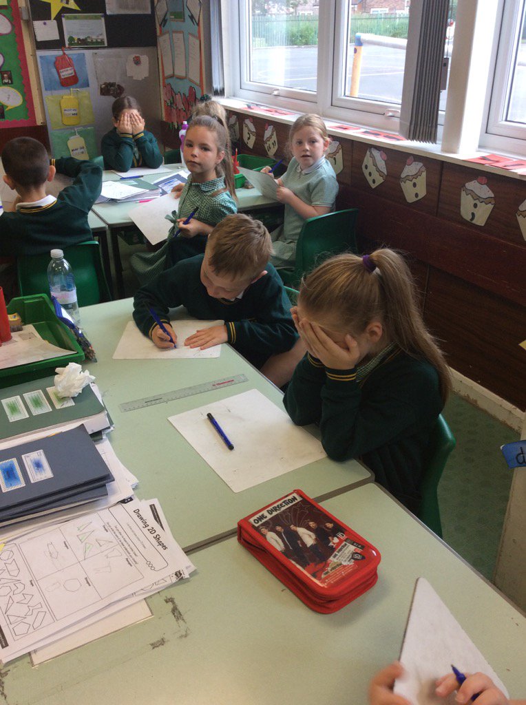 Year3F's tweet photo. Guess the shape ... @fazakprimary #shape #maths https://t.co/kNC96bGVIx