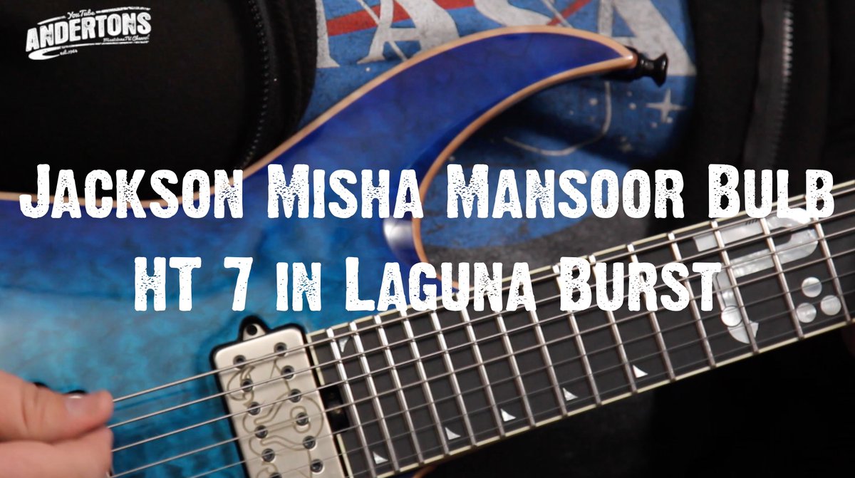 andertonsmusic's tweet photo. Top Shelf Guitars - @JacksonGuitars @iambulb Bulb HT 7 in Laguna Burst https://t.co/7rZ6vlOuuq https://t.co/kTrSr7jKEO