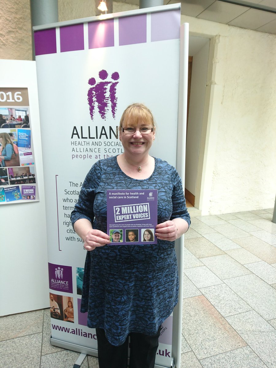 ALLIANCEScot's tweet photo. Thanks @ClareAdamsonSNP for supporting our #2MExperts manifesto in @ScotParl today https://t.co/9l6FIuU70P