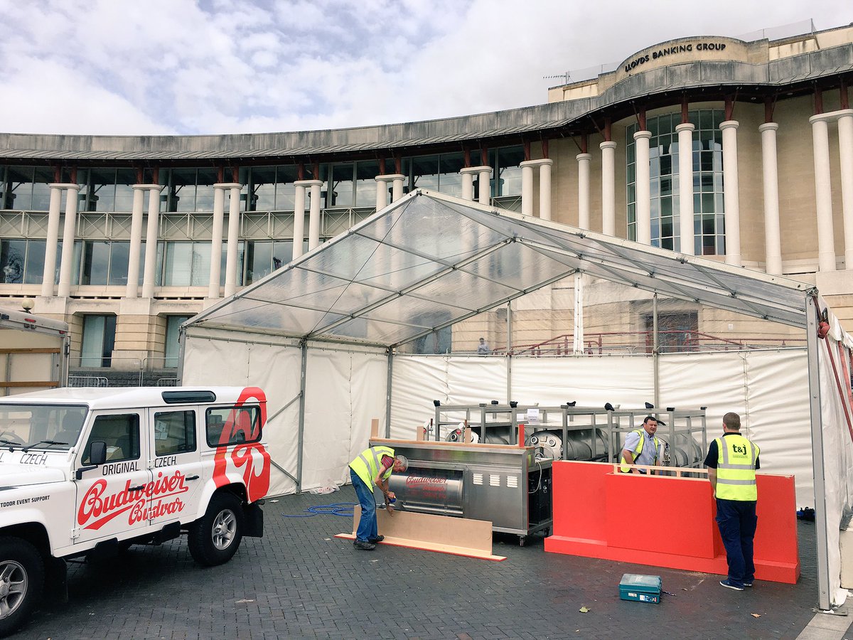 It's starting to come together <a href="/grillstock/">grillstock</a> #bristol - come and see our <a href="/BudvarUK/">The Original Budweiser Budvar UK</a> #tankbar #czech #original #lager 👌🏼