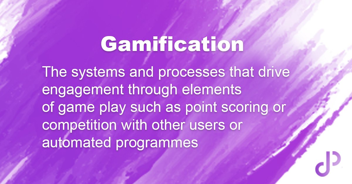 JustPerfectSA's tweet image. Learn what gamification actually means. #DigitalJargon