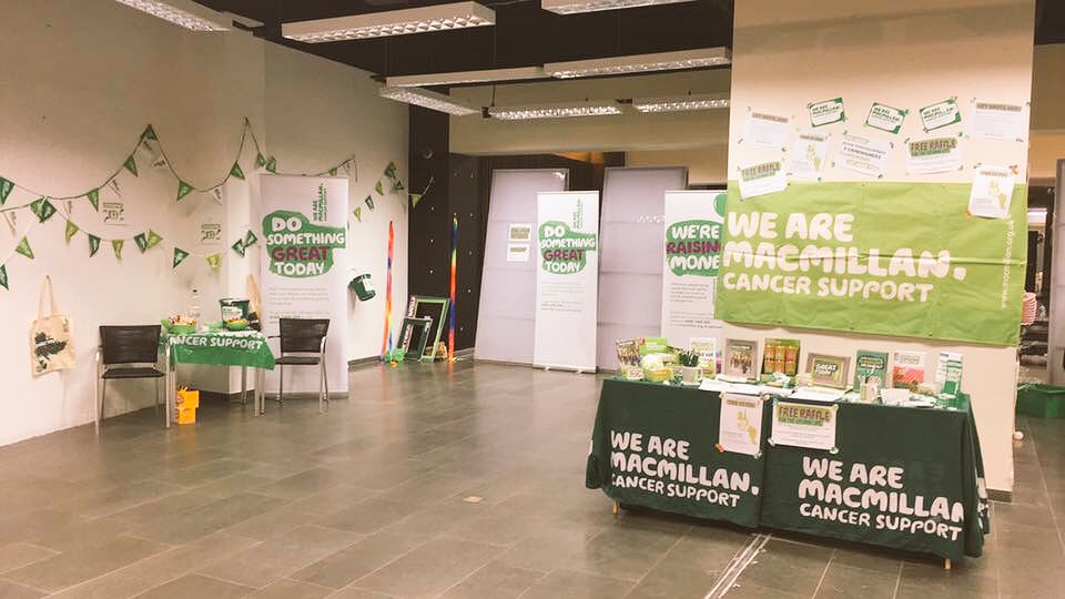ICJ_Glasgow's tweet photo. Support @MacmillanGlas today @shopsilverburn and find out about #MacServices #Glasgow, events and more! https://t.co/NmSRm11RMD